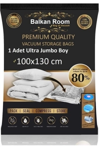 Vakum Hurcu 100 X 130 Vakumlu Hurç Ultra Jumbo Boy Vakumlu Poşet